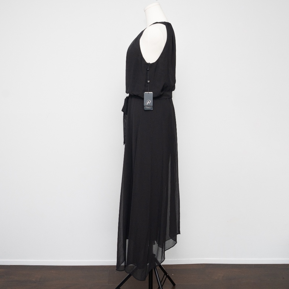 Adrianna Papell - Chiffon Overlay Jumpsuit - Picture 5 of 14
